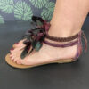 Nine West Kuş Tüyü Aksesuarlı Sandalet - Görsel 4